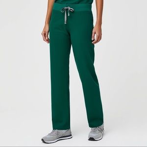 Figs Hunter Green Scrub Pants